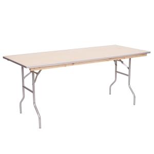 Where to rent TABLE, BANQUET WOOD 6FT X 30 in Boston MA