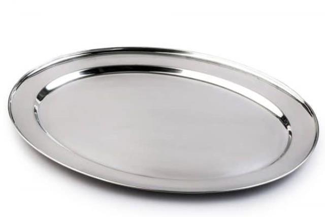 Where to rent TRAY, SS, OVAL, 17.5 X 12 in Boston MA