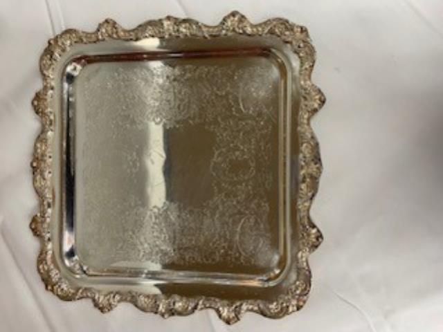 Where to rent TRAY, SILVER, SQUARE 14X14 IN in Boston MA