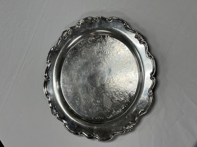Where to rent TRAY, ROUND, SILVER, 15IN in Boston MA